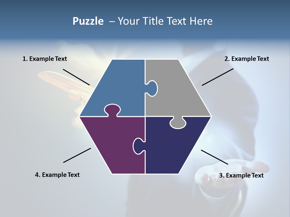 Man Perspective Caucasian PowerPoint Template