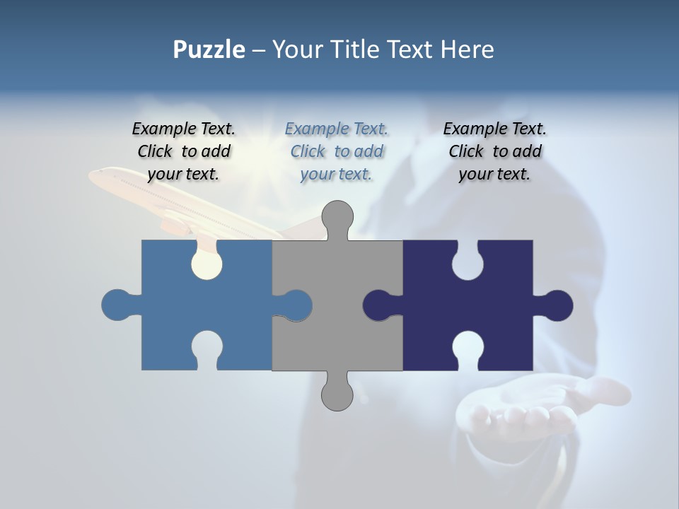 Man Perspective Caucasian PowerPoint Template