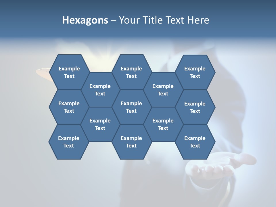 Man Perspective Caucasian PowerPoint Template