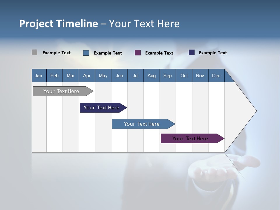 Man Perspective Caucasian PowerPoint Template