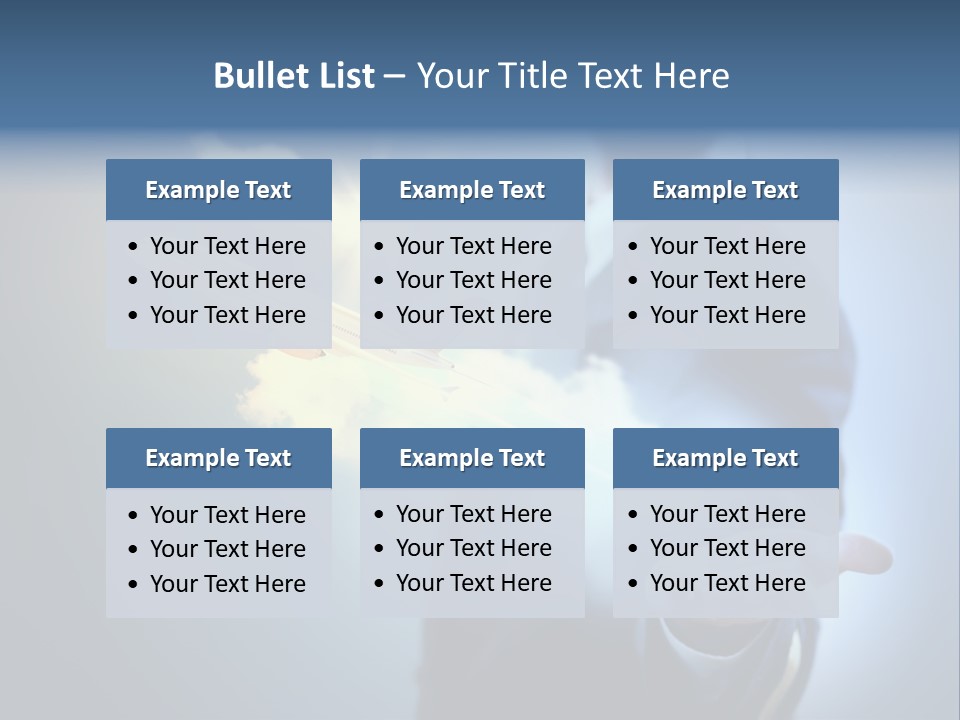 Man Perspective Caucasian PowerPoint Template