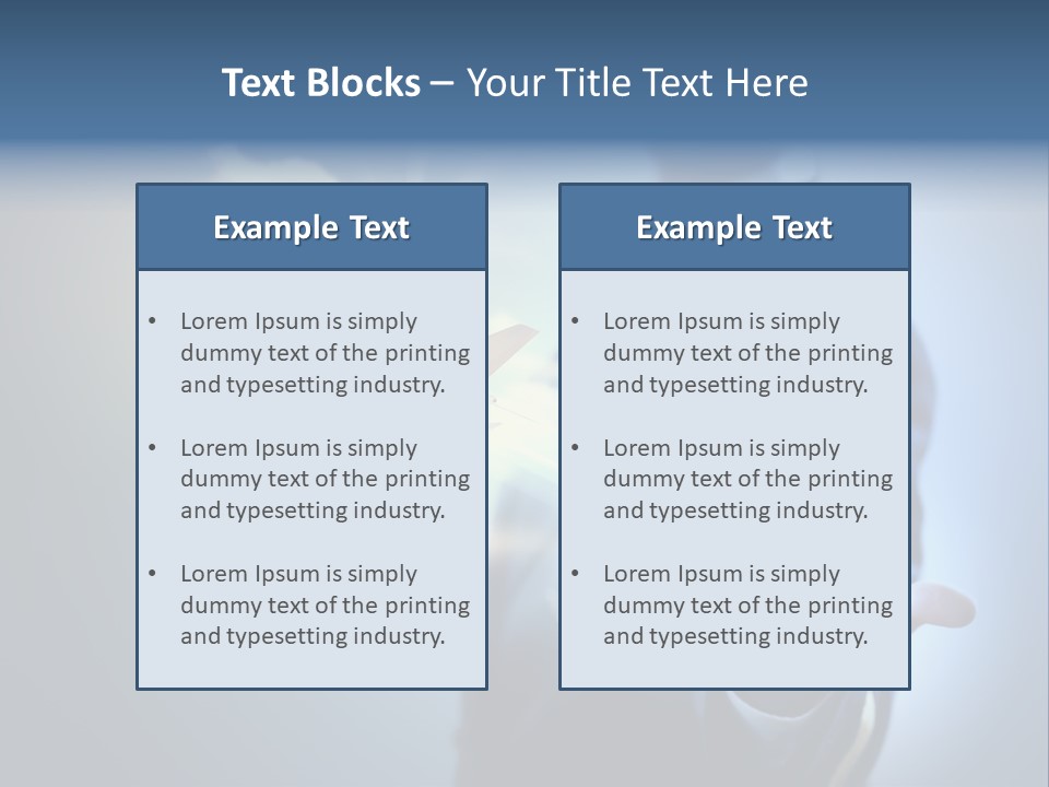 Man Perspective Caucasian PowerPoint Template