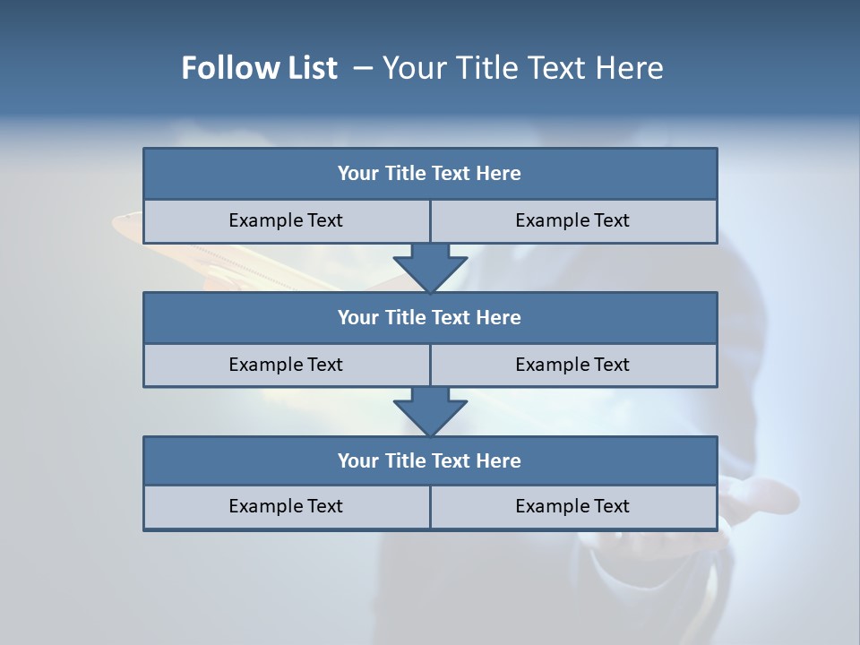 Man Perspective Caucasian PowerPoint Template