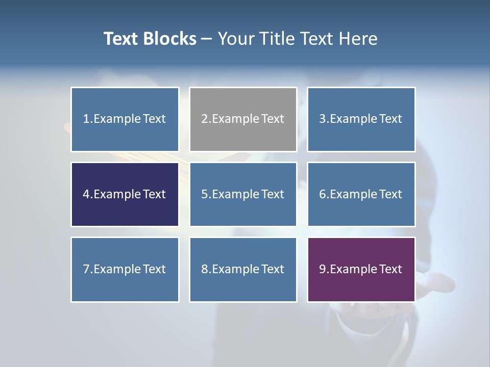 Man Perspective Caucasian PowerPoint Template