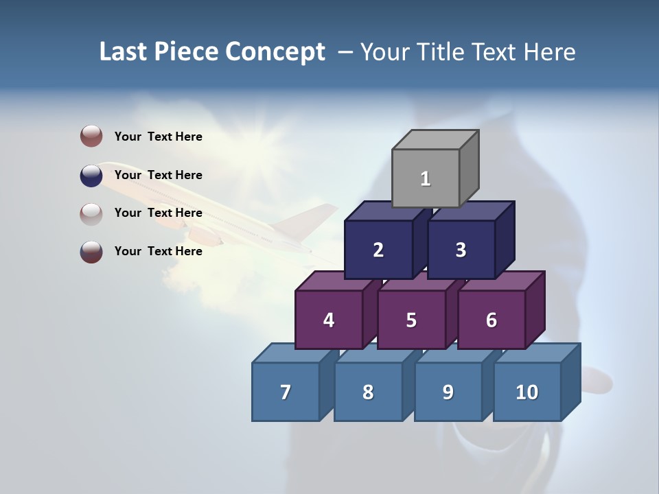 Man Perspective Caucasian PowerPoint Template