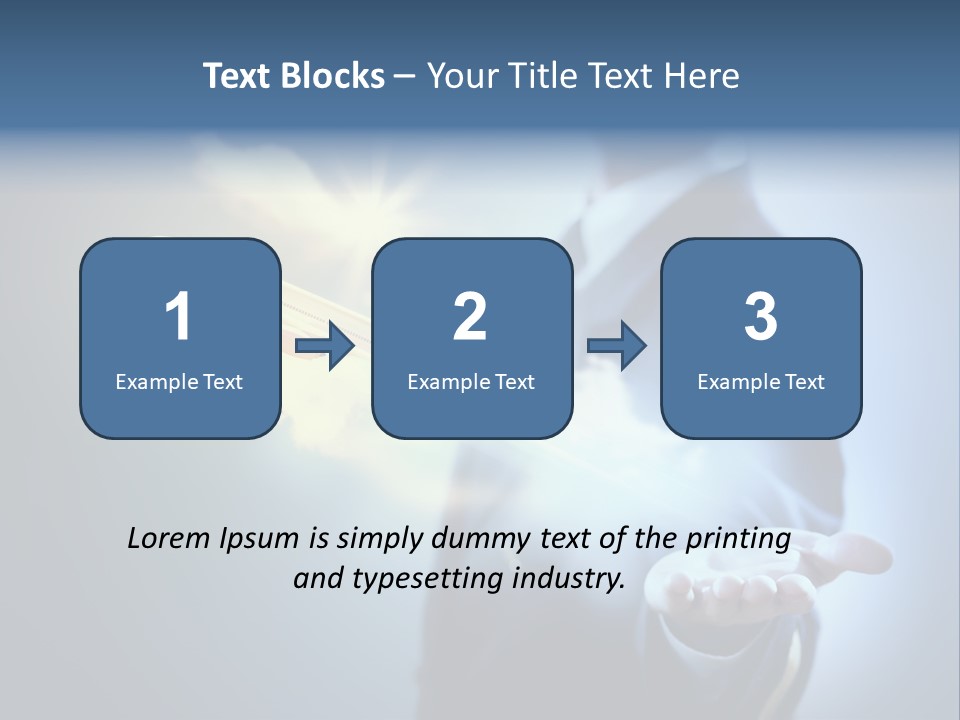Man Perspective Caucasian PowerPoint Template