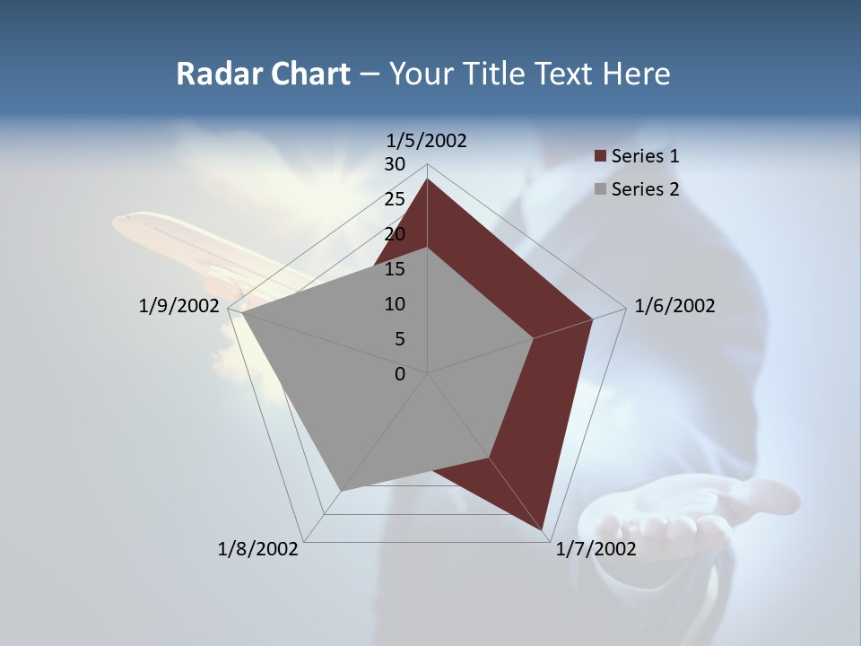 Man Perspective Caucasian PowerPoint Template