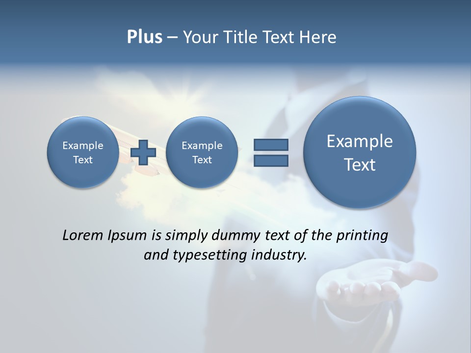 Man Perspective Caucasian PowerPoint Template