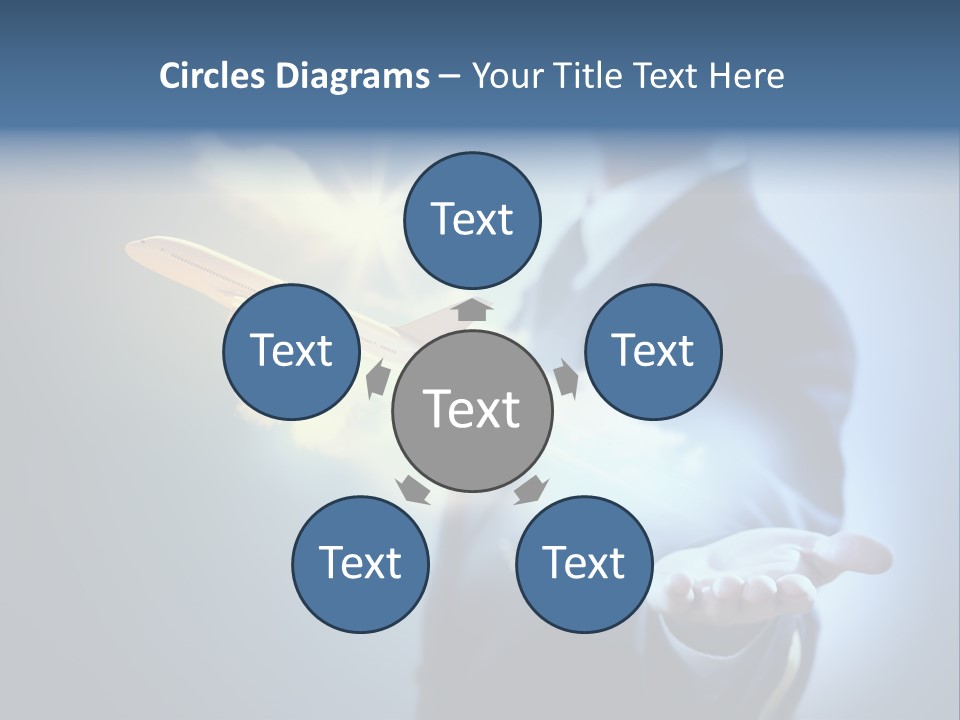 Man Perspective Caucasian PowerPoint Template