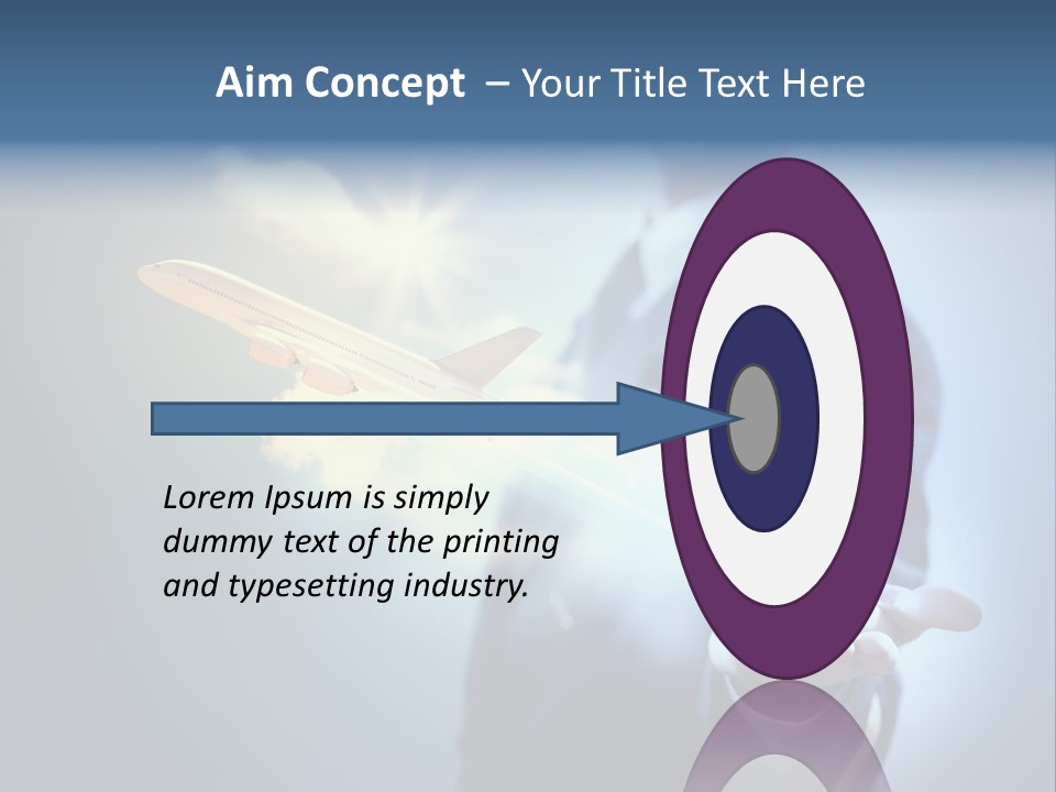 Man Perspective Caucasian PowerPoint Template