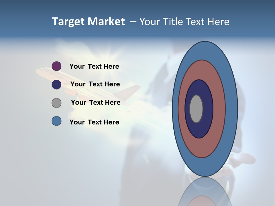 Man Perspective Caucasian PowerPoint Template