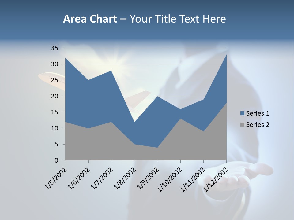 Man Perspective Caucasian PowerPoint Template