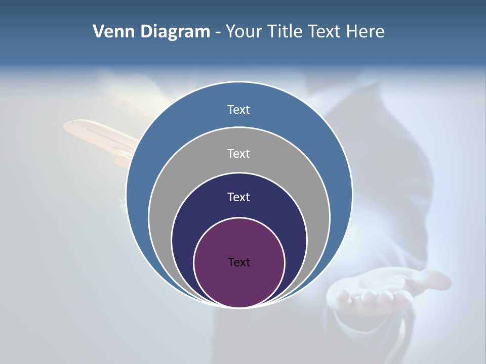 Man Perspective Caucasian PowerPoint Template