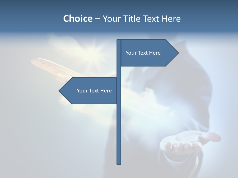 Man Perspective Caucasian PowerPoint Template