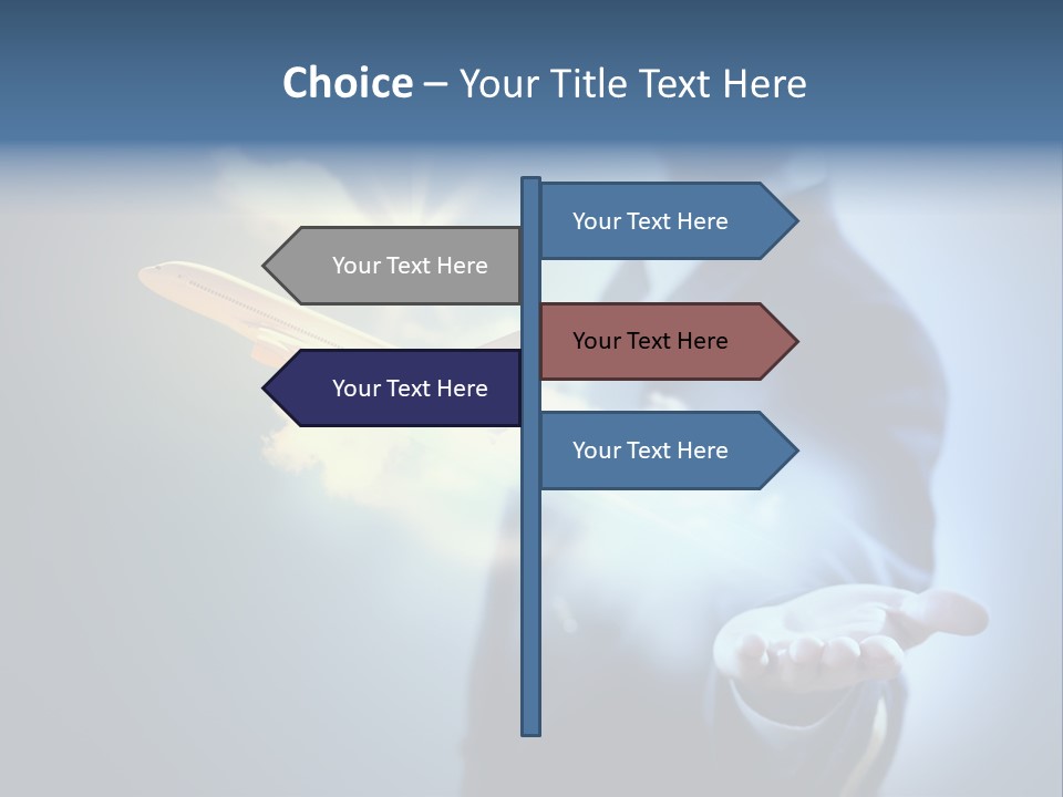 Man Perspective Caucasian PowerPoint Template