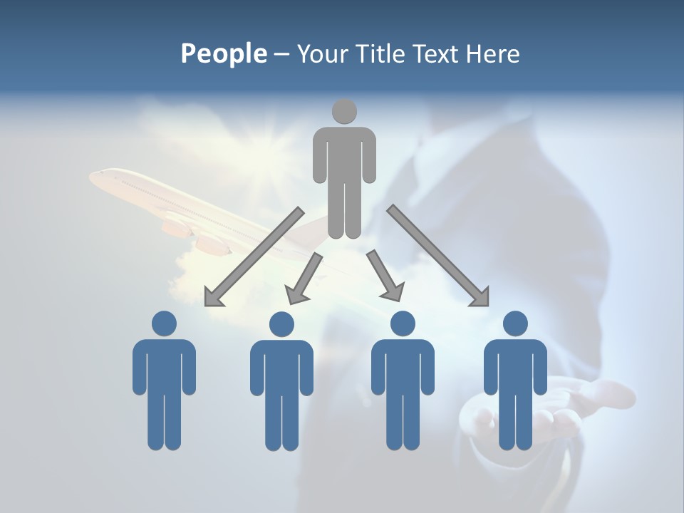 Man Perspective Caucasian PowerPoint Template