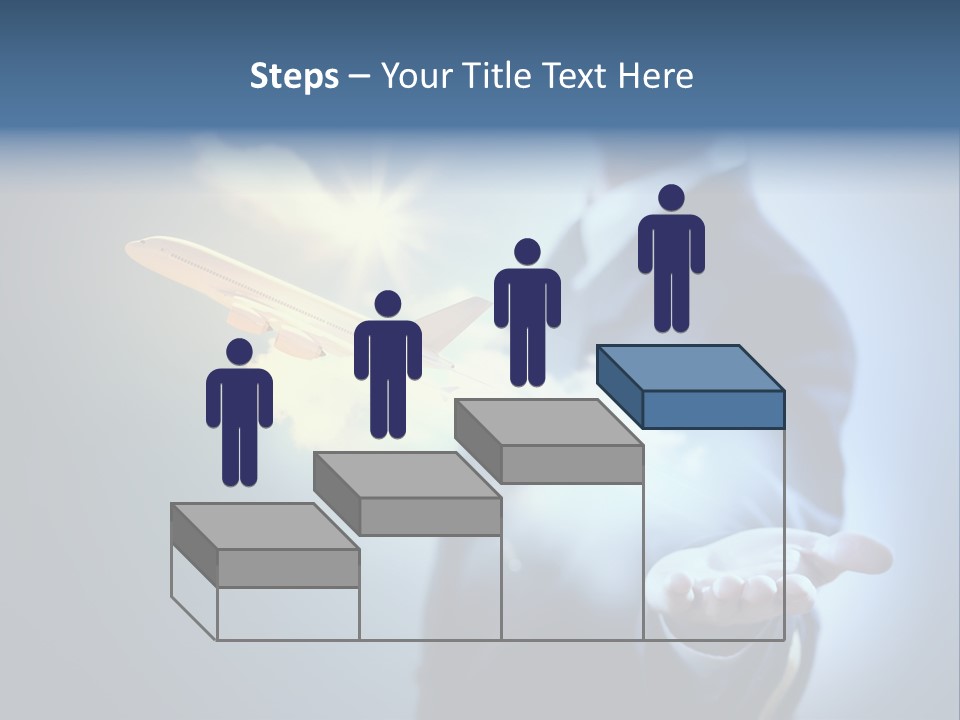 Man Perspective Caucasian PowerPoint Template