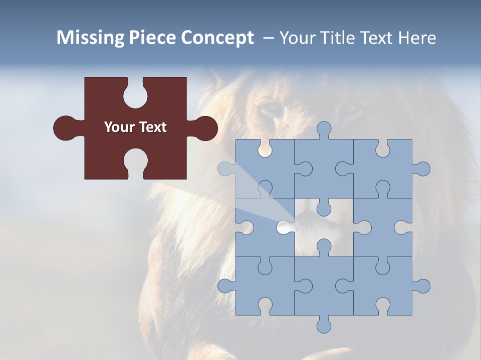 Carnivore Big Furry Wild PowerPoint Template