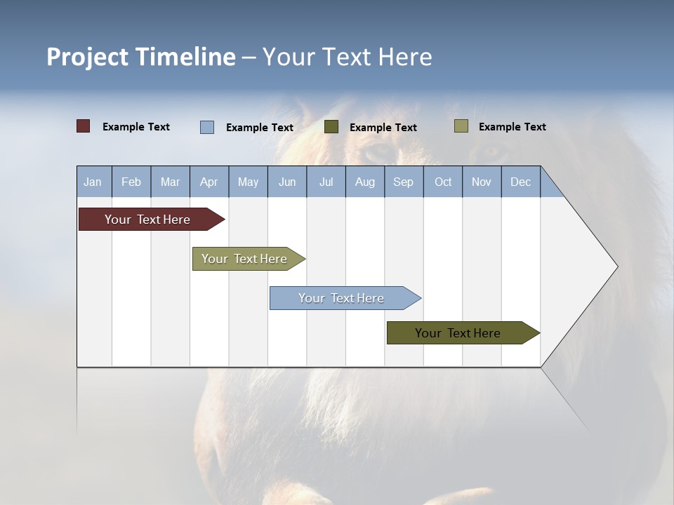Carnivore Big Furry Wild PowerPoint Template
