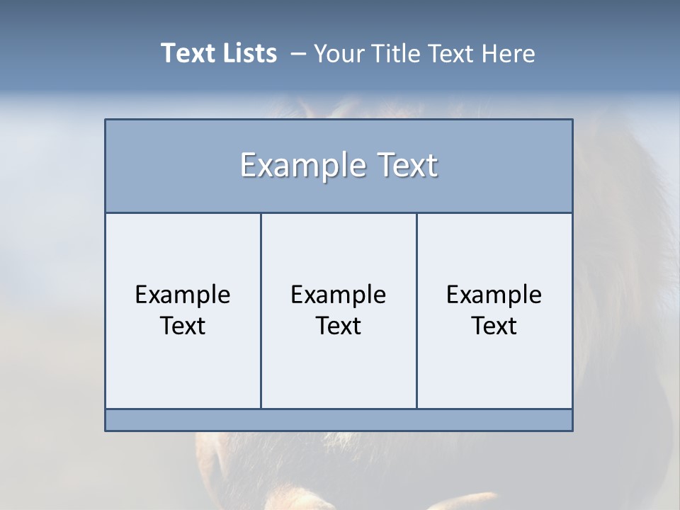 Carnivore Big Furry Wild PowerPoint Template