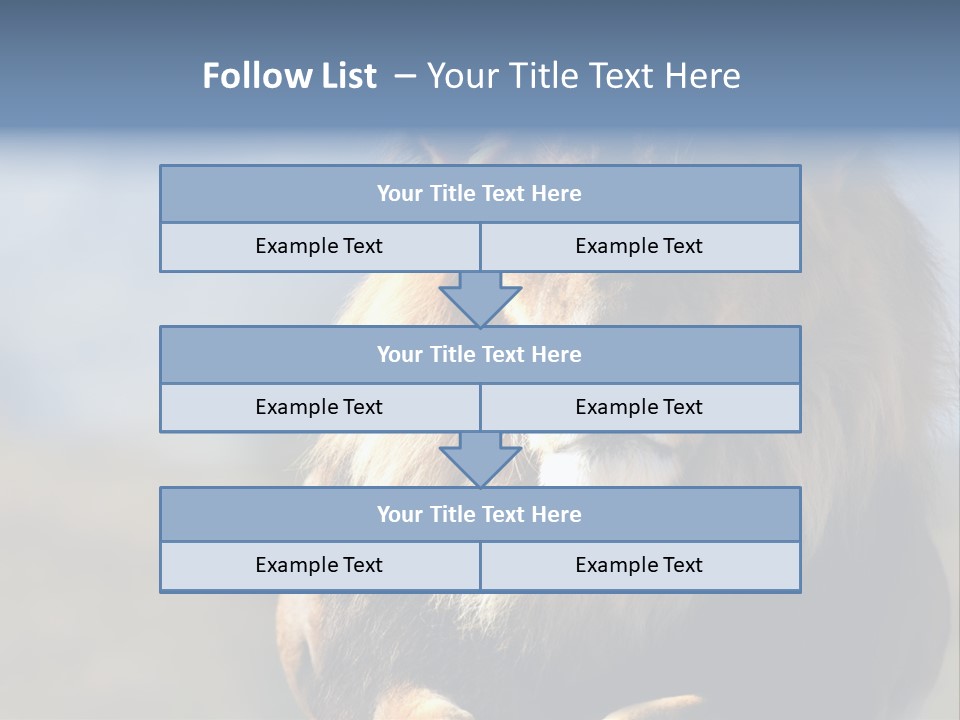Carnivore Big Furry Wild PowerPoint Template