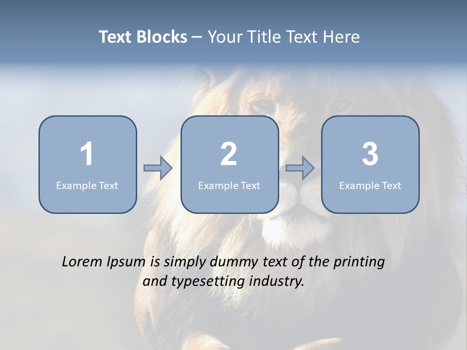 Carnivore Big Furry Wild PowerPoint Template
