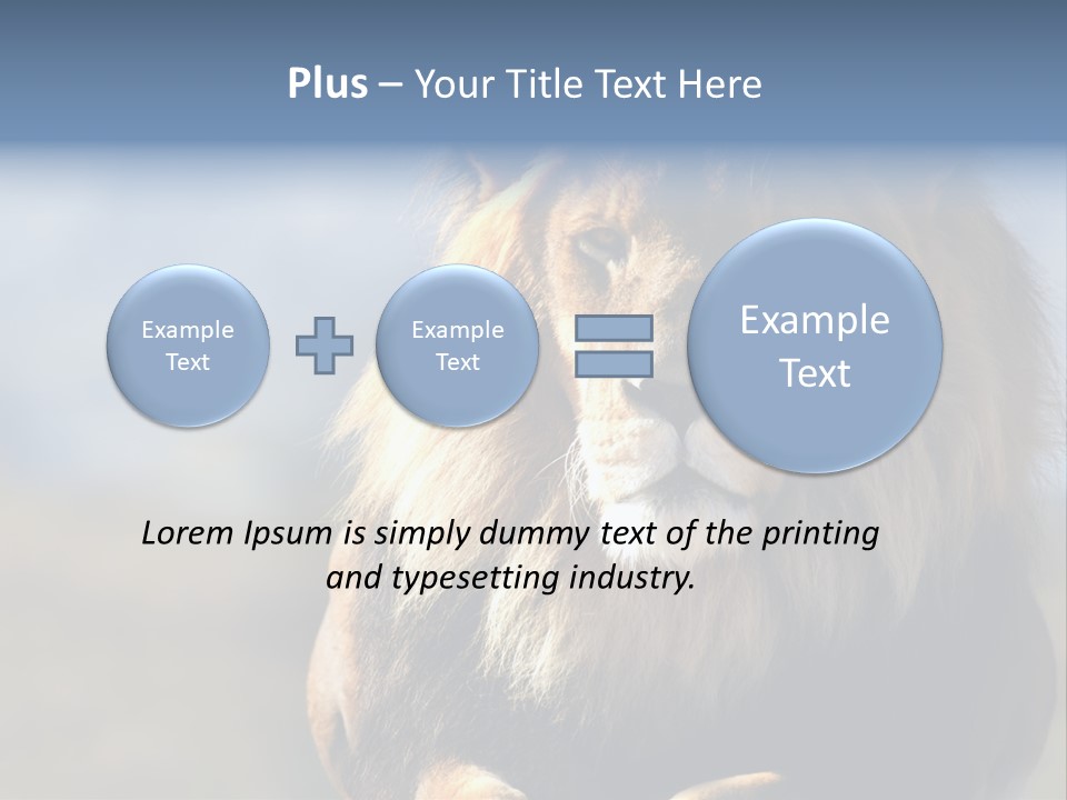 Carnivore Big Furry Wild PowerPoint Template