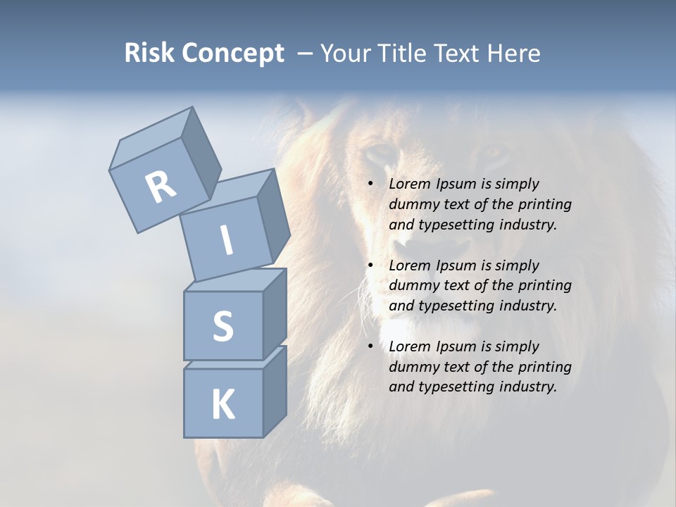 Carnivore Big Furry Wild PowerPoint Template