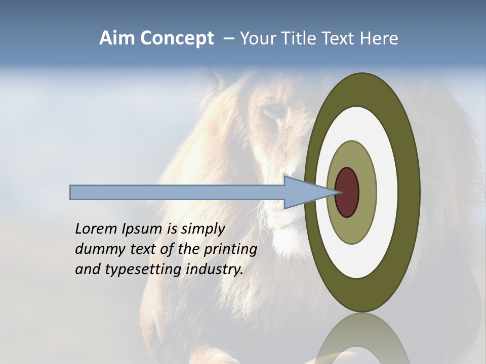 Carnivore Big Furry Wild PowerPoint Template
