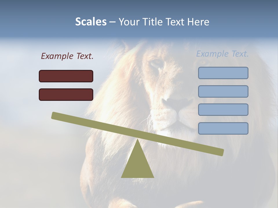 Carnivore Big Furry Wild PowerPoint Template
