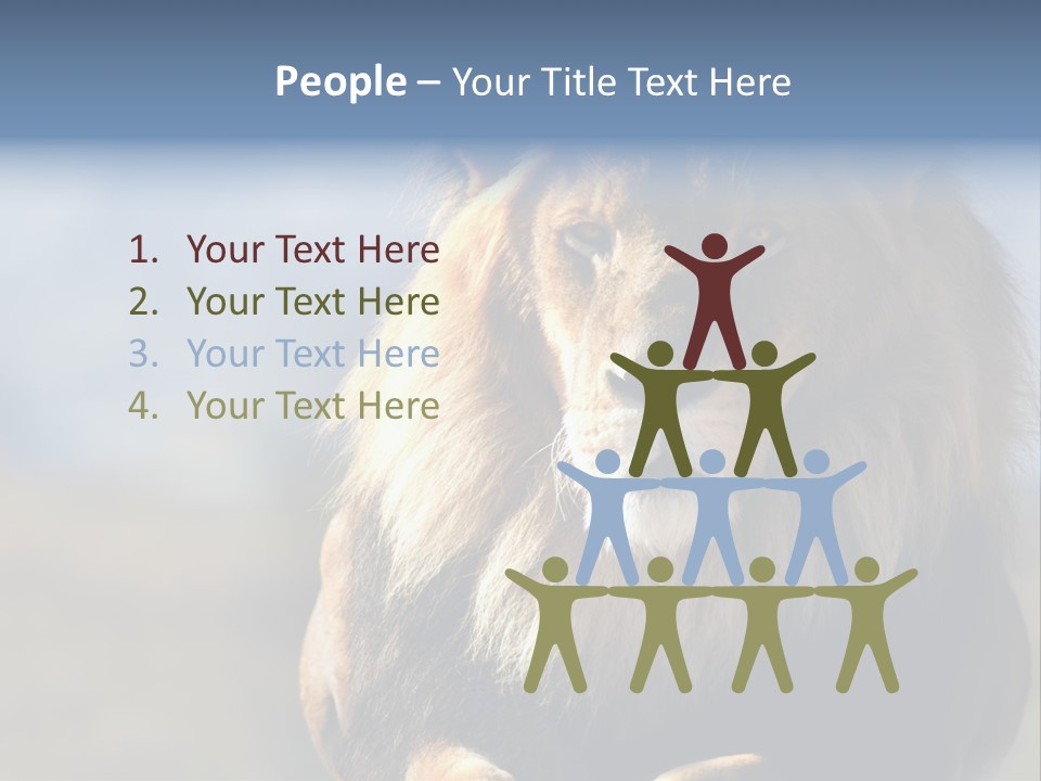 Carnivore Big Furry Wild PowerPoint Template