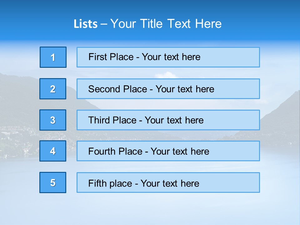 European Clouds Italy PowerPoint Template