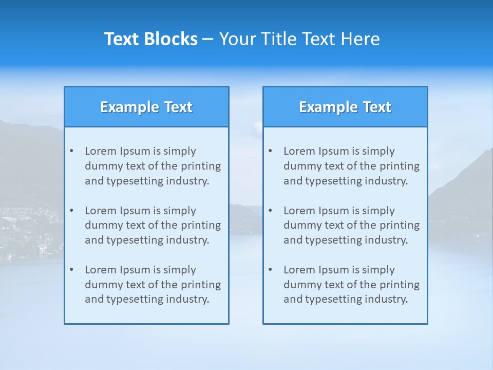 European Clouds Italy PowerPoint Template