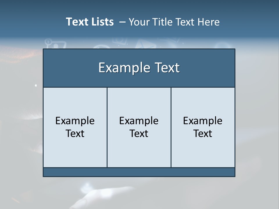 A Person Touching A Tablet With Icons Coming Out Of It PowerPoint Template