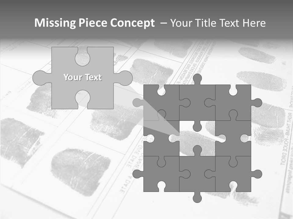 Sign Curl Hand PowerPoint Template