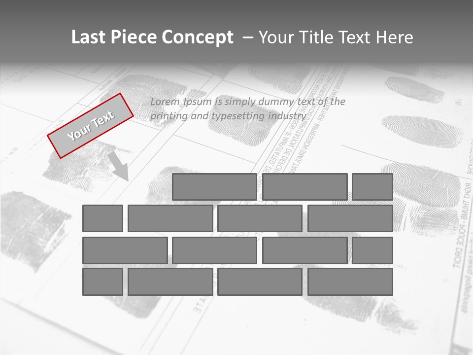 Sign Curl Hand PowerPoint Template
