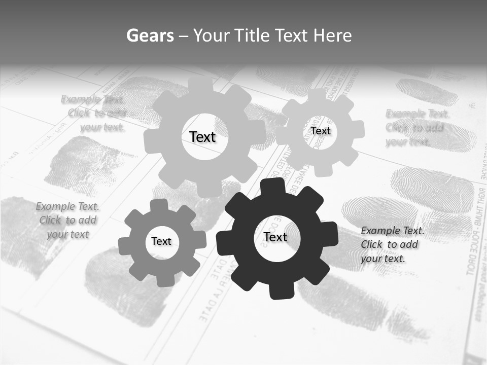 Sign Curl Hand PowerPoint Template