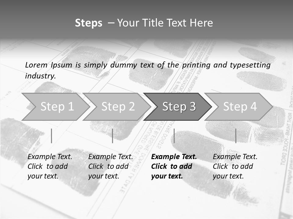 Sign Curl Hand PowerPoint Template