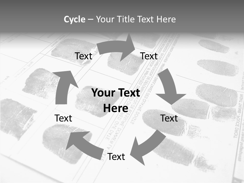 Sign Curl Hand PowerPoint Template