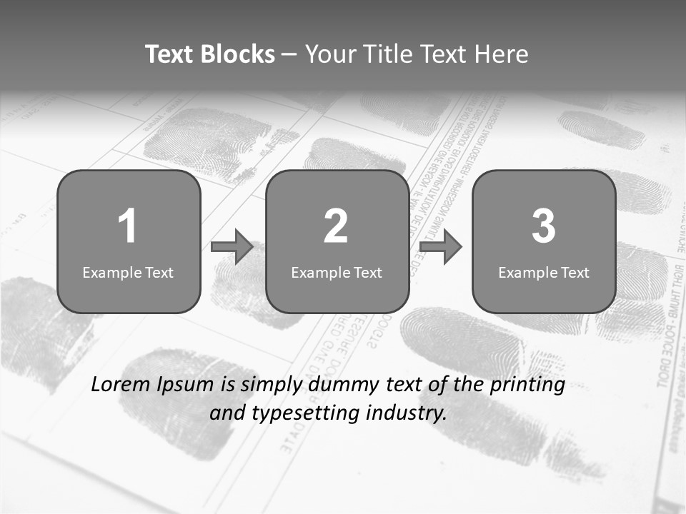 Sign Curl Hand PowerPoint Template