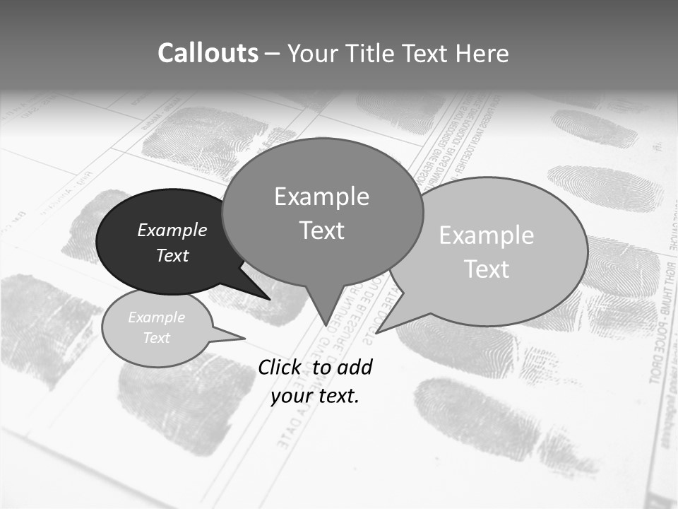 Sign Curl Hand PowerPoint Template