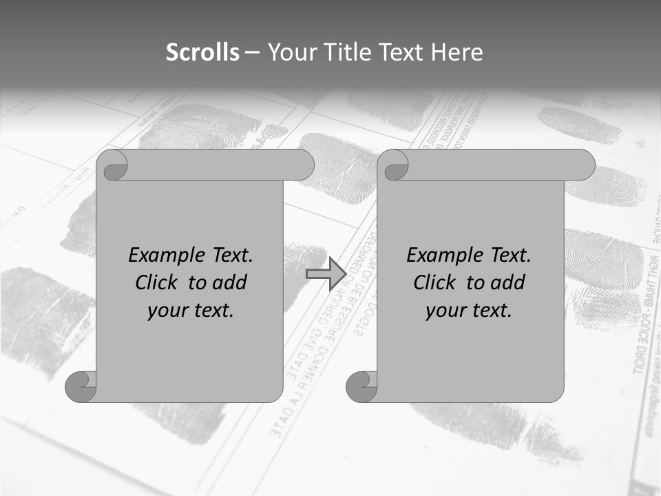Sign Curl Hand PowerPoint Template