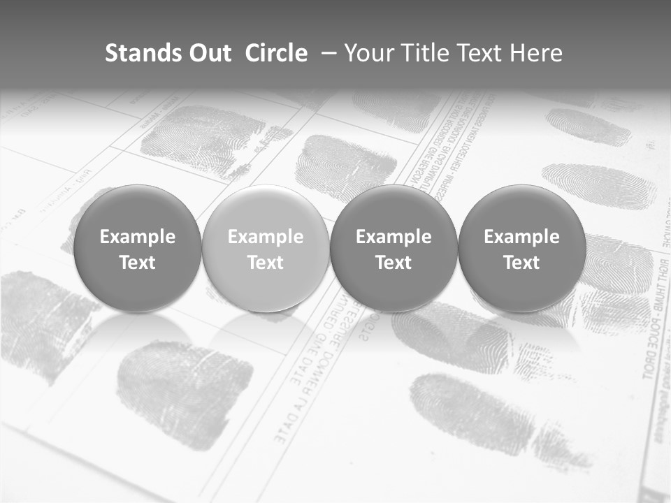 Sign Curl Hand PowerPoint Template