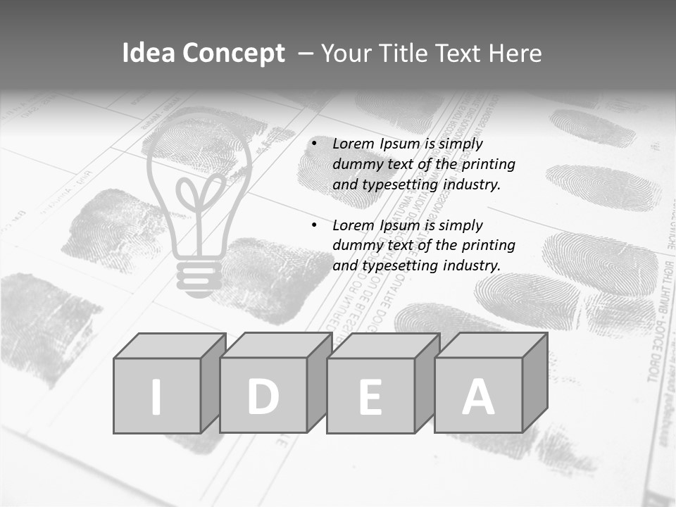 Sign Curl Hand PowerPoint Template