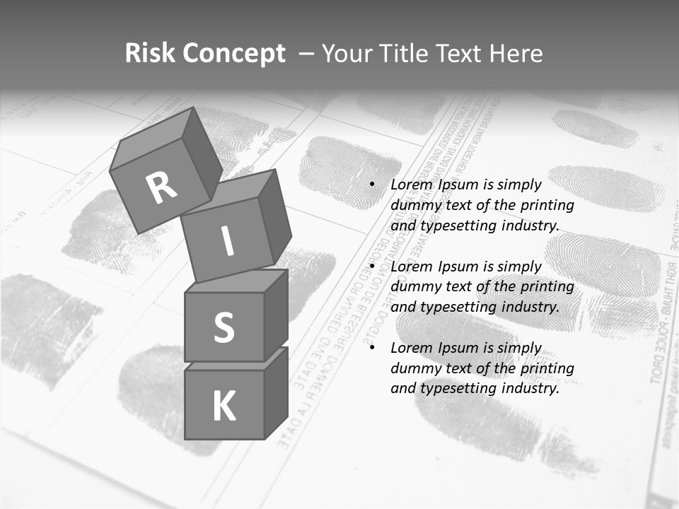 Sign Curl Hand PowerPoint Template