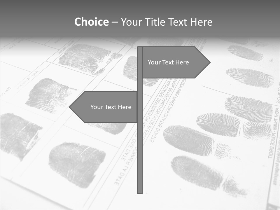 Sign Curl Hand PowerPoint Template