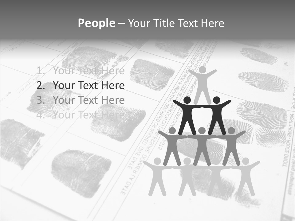 Sign Curl Hand PowerPoint Template