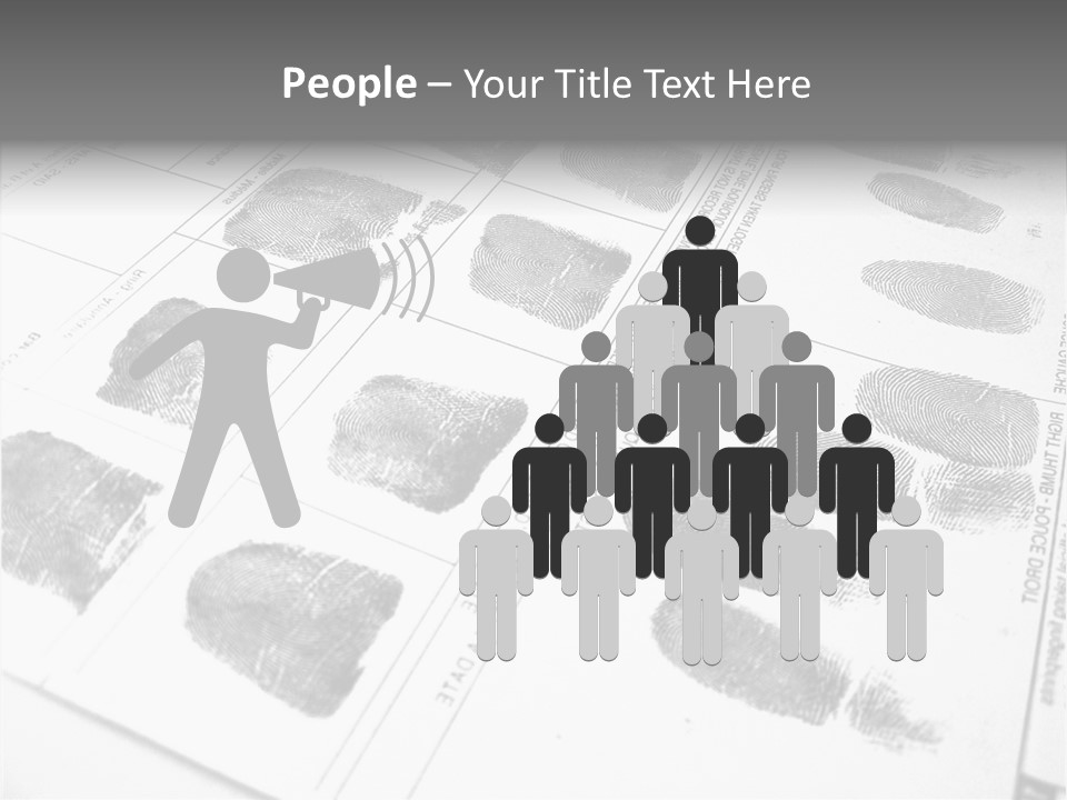 Sign Curl Hand PowerPoint Template