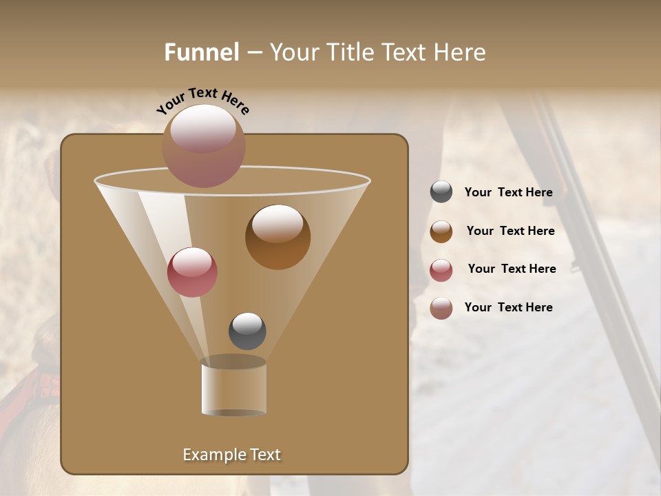 Animals Hunting Cold Weather Labrador PowerPoint Template