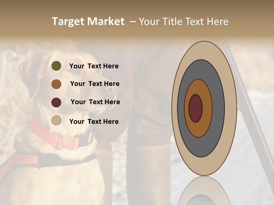 Animals Hunting Cold Weather Labrador PowerPoint Template